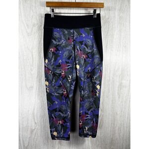 Patagonia Centered Crops Leggings M Floral Yoga Run Climb